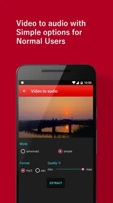 Video to MP3 Converter android App screenshot 1